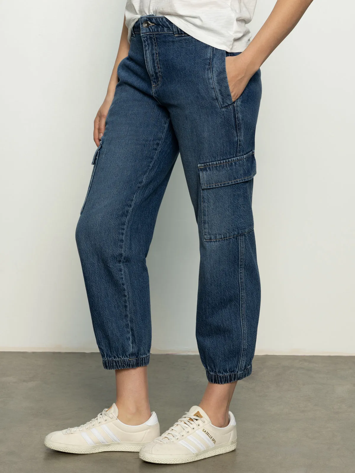 Take Over Jogger Mid-Rise Jeans Wow Me