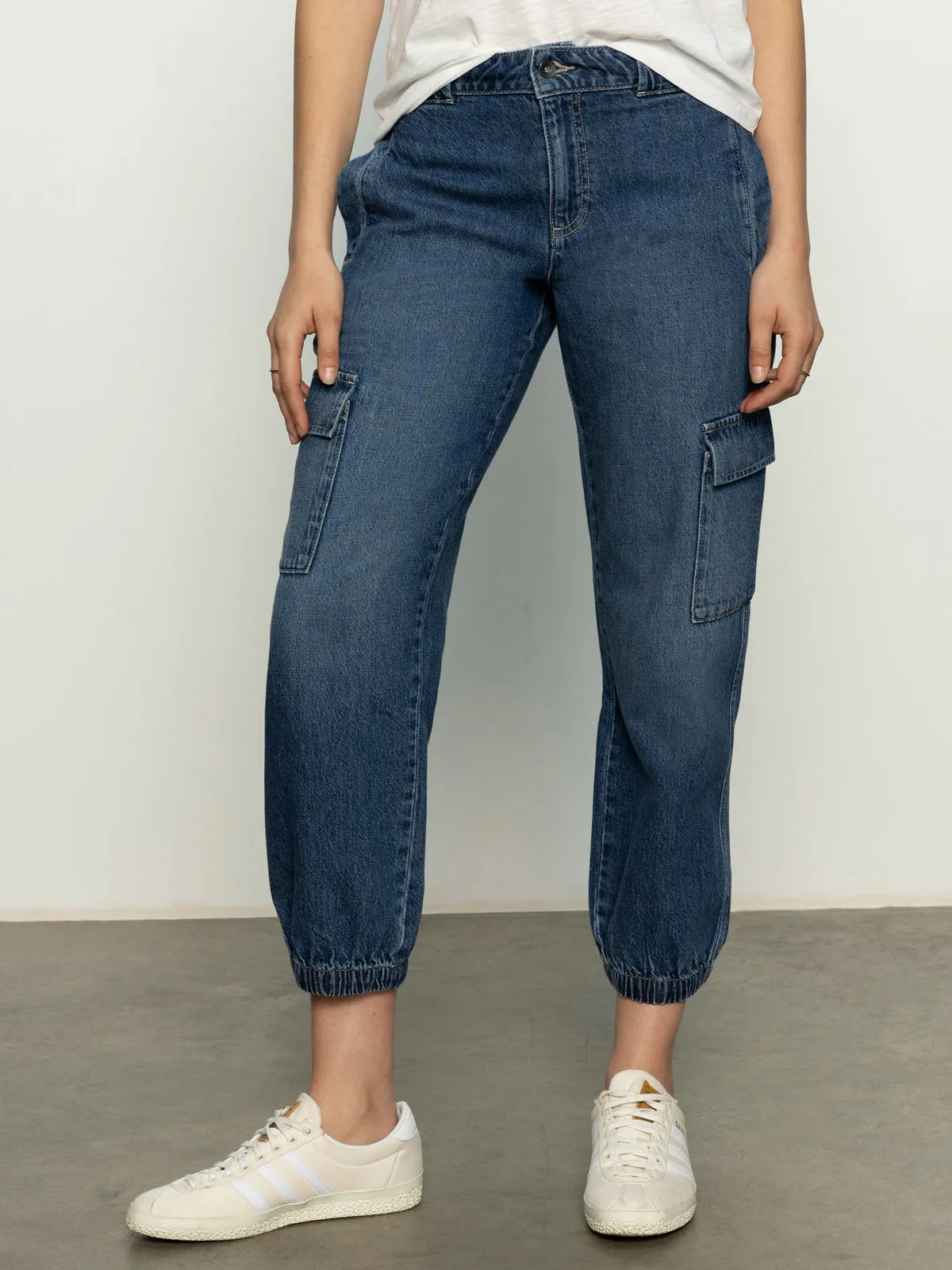 Take Over Jogger Mid-Rise Jeans Wow Me