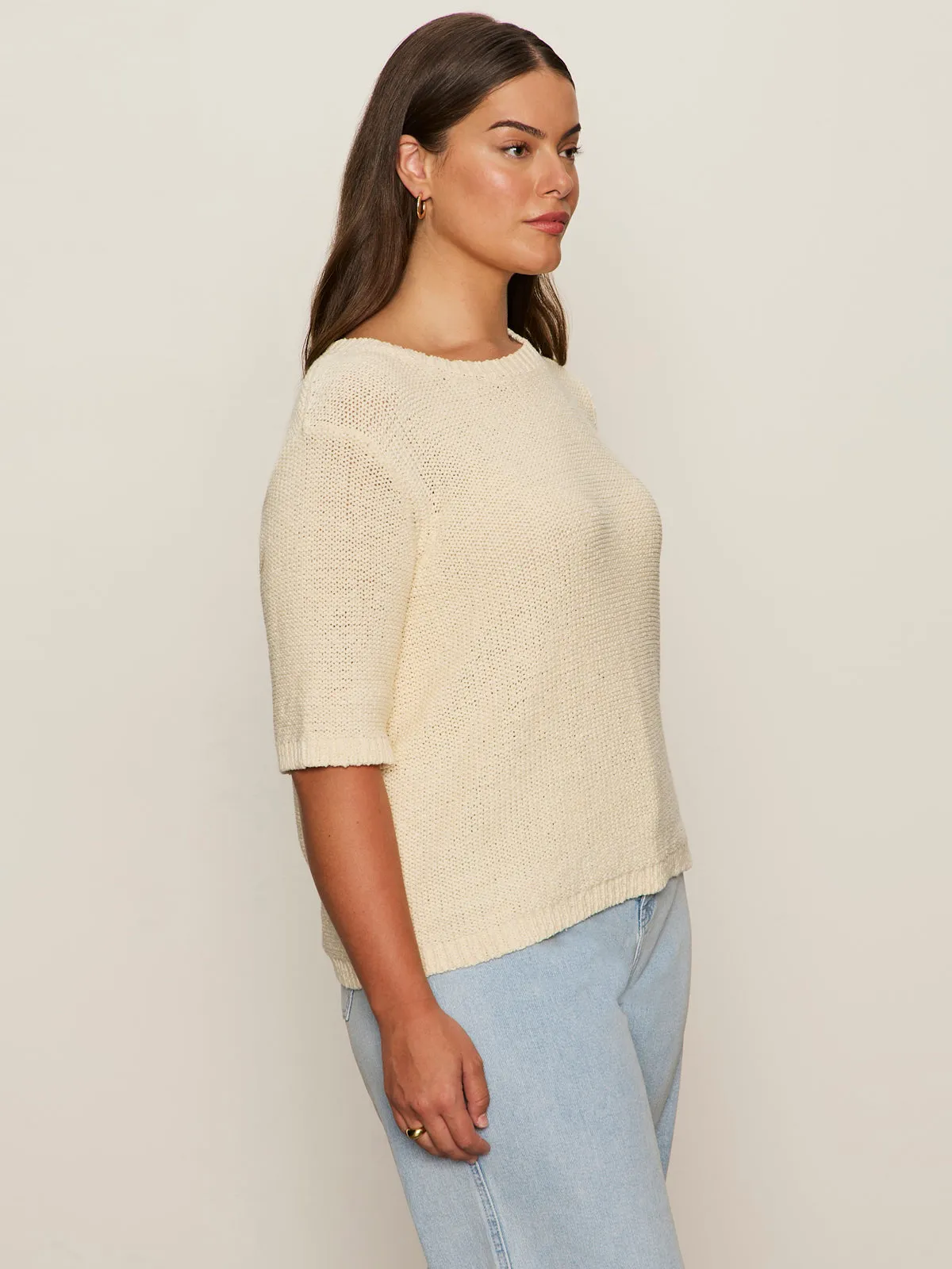 Tape Yarn Tee Macrame Extended Sizing