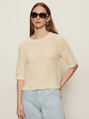 Tape Yarn Tee Macrame