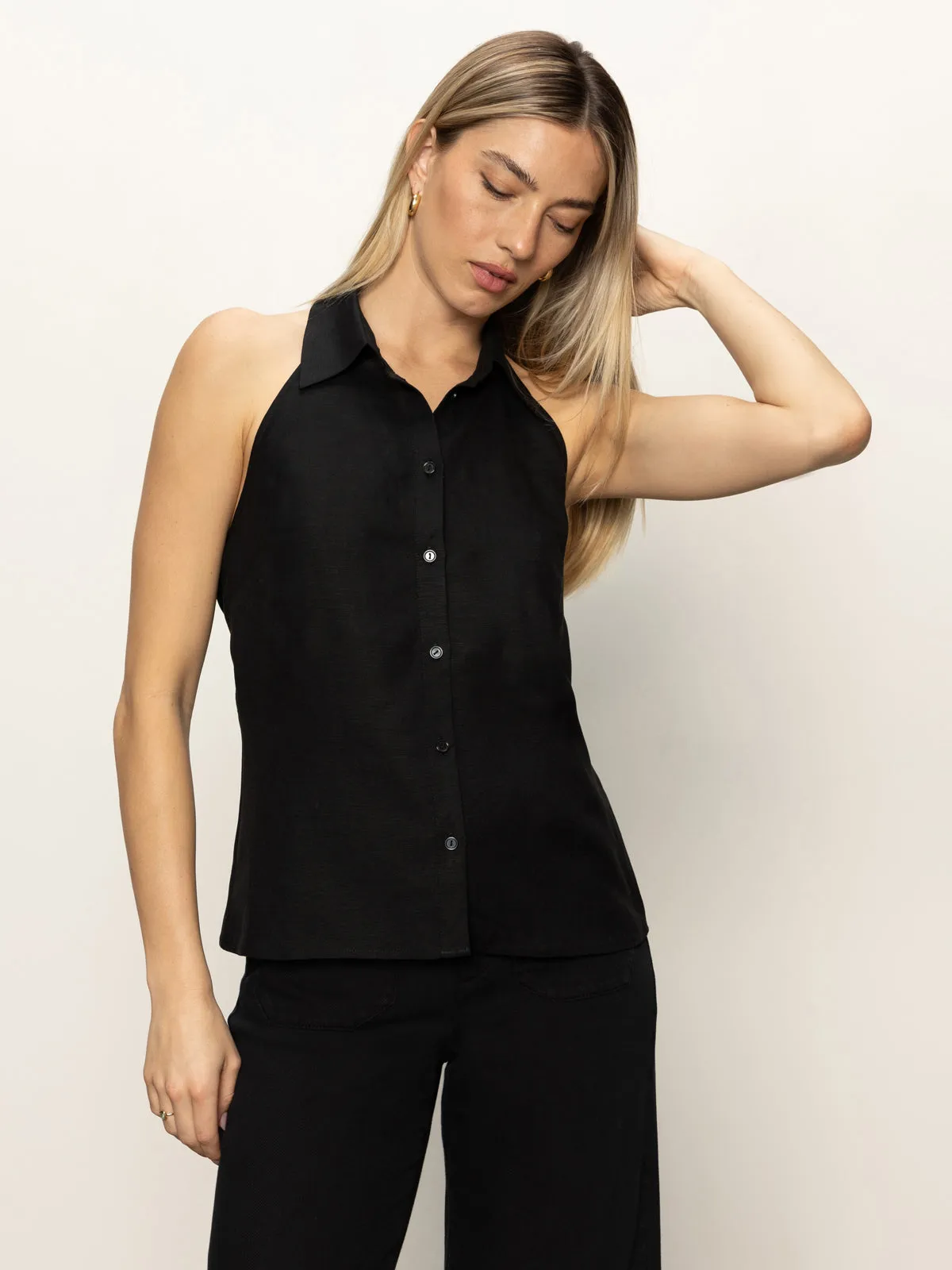 The Long Weekend Tank Black