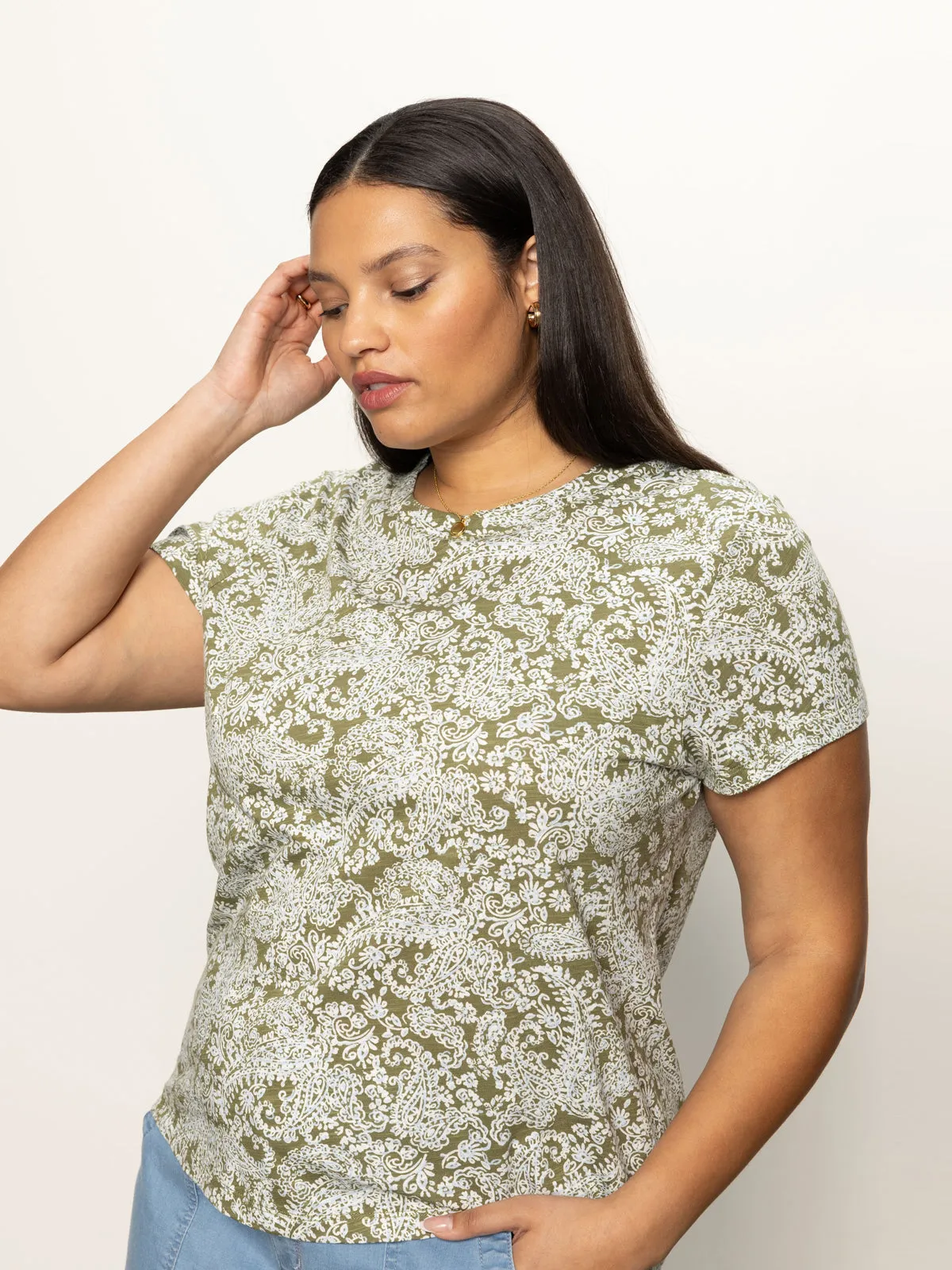 The Perfect Tee Adorned Extended Sizing