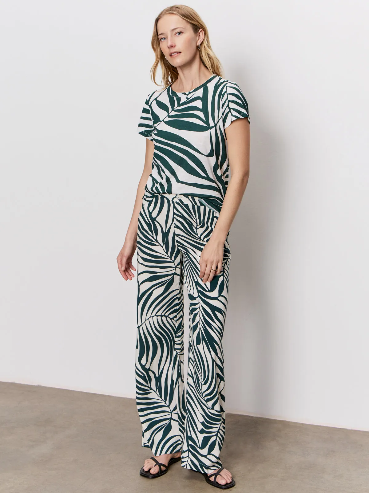 The Soft Trouser Green Oasis