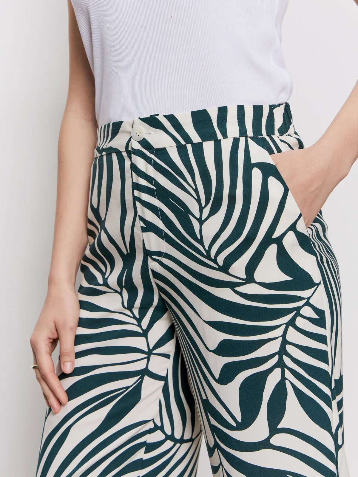 The Soft Trouser Green Oasis
