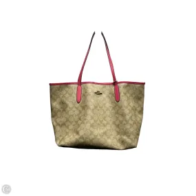 Tote Designer By Coach, Size: Medium
