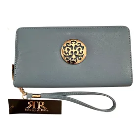 Wallet By REBECCA AND RIFKA In Blue, Size:Large