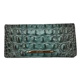 Wallet Designer By Brahmin In Teal, Size:Medium