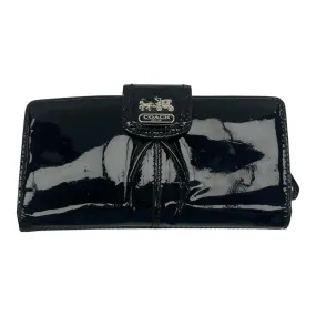 Wallet Designer By Coach In Black, Size:Medium