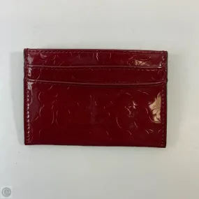 Wallet Designer By Coach, Size: Small