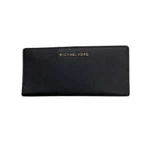 Wallet Designer By Michael Kors In Black, Size:Medium