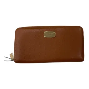 Wallet Designer By Michael Kors In Brown, Size:Large