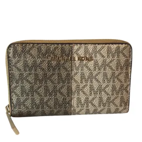 Wallet Designer By Michael Kors In Gold, Size:Small