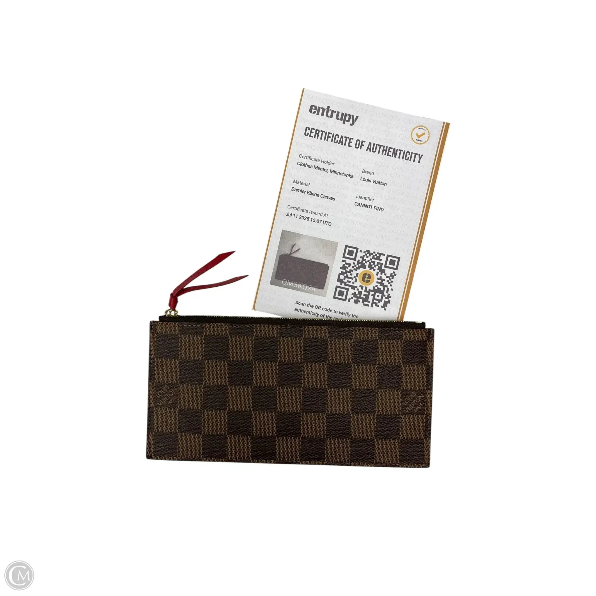 Wallet Luxury Designer By Louis Vuitton, Size: Medium