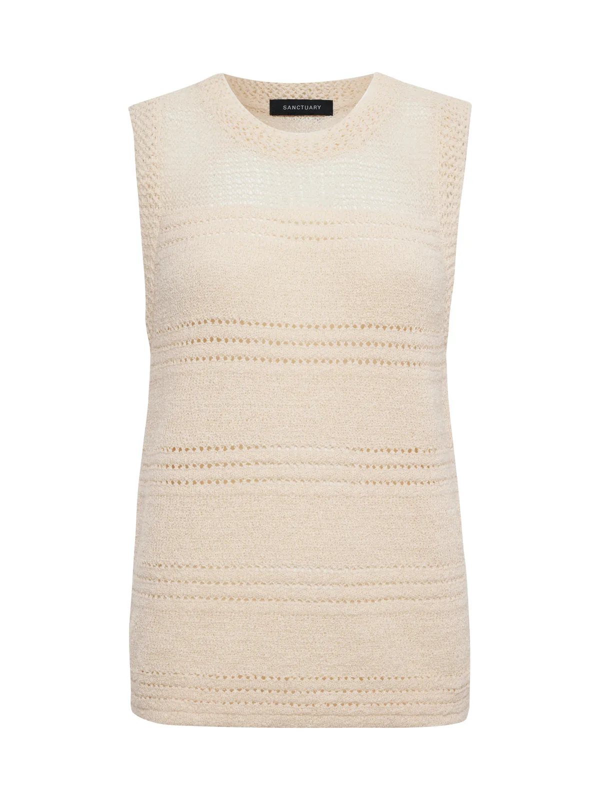 Waves Of Summer Shell Sweater Macrame