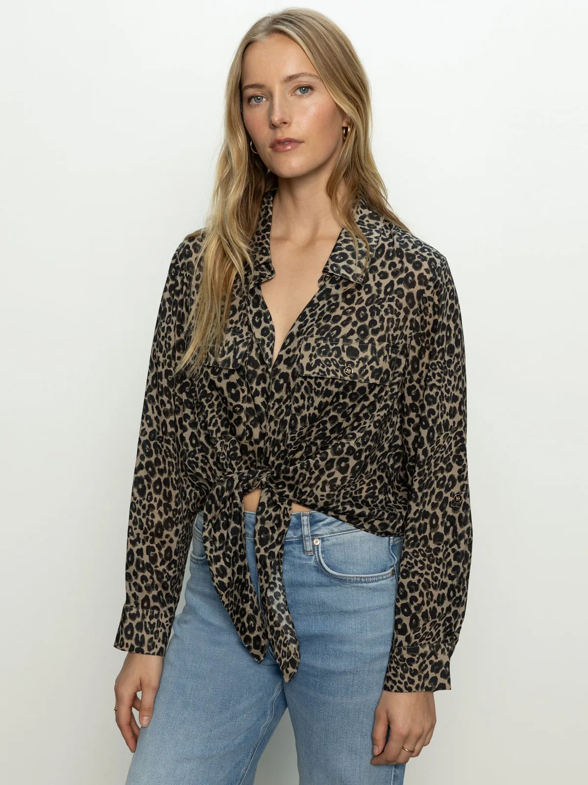 Wild Love Tie Top French Kitty
