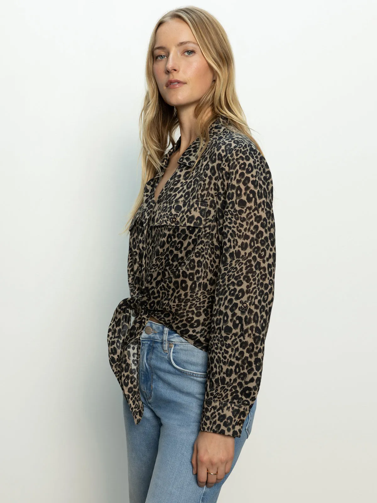 Wild Love Tie Top French Kitty