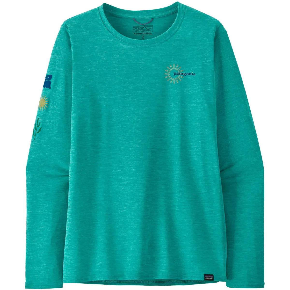 Women's Long-Sleeved Capilene Cool Daily Graphic Shirt - Waters