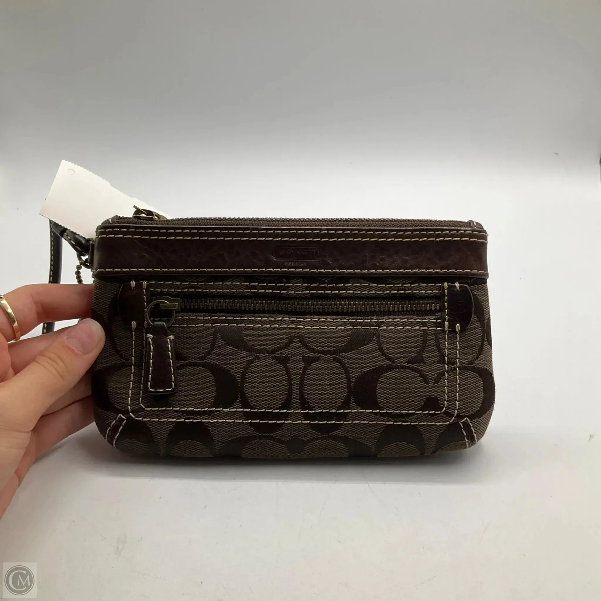Wristlet Designer By Coach, Size: Small