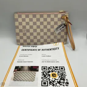 Wristlet Luxury Designer By Louis Vuitton, Size: Medium