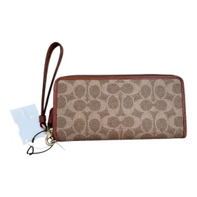 Wristlet Wallet Designer By Coach In Multi, Size:Large